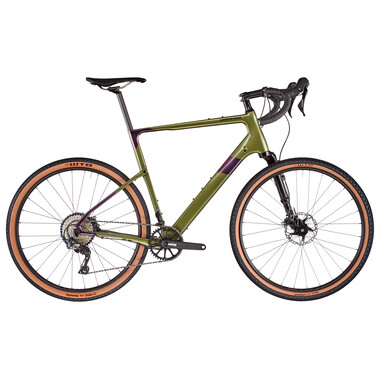 Bicicleta de Gravel CANNONDALE TOPSTONE CARBON LEFTY 3 Shimano GRX 40 dientes Caqui 2022 0